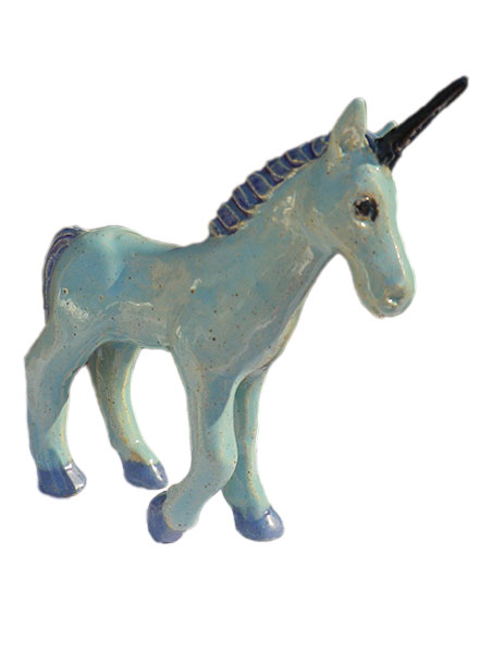 unicornio azul